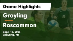 Grayling  vs Roscommon  Game Highlights - Sept. 16, 2023