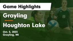 Grayling  vs Houghton Lake  Game Highlights - Oct. 5, 2023