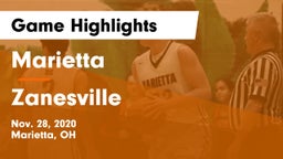 Marietta  vs Zanesville  Game Highlights - Nov. 28, 2020
