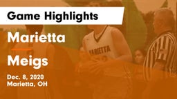 Marietta  vs Meigs  Game Highlights - Dec. 8, 2020