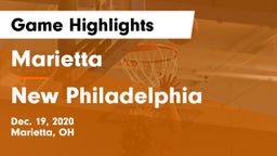 Marietta  vs New Philadelphia  Game Highlights - Dec. 19, 2020