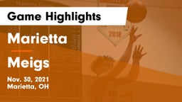 Marietta  vs Meigs  Game Highlights - Nov. 30, 2021