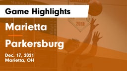 Marietta  vs Parkersburg  Game Highlights - Dec. 17, 2021