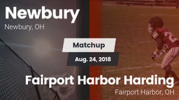 Matchup: Newbury  vs. Fairport Harbor Harding  2018