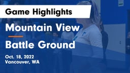Mountain View  vs Battle Ground  Game Highlights - Oct. 18, 2022