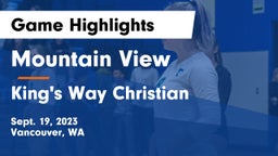 Mountain View  vs King's Way Christian  Game Highlights - Sept. 19, 2023