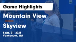 Mountain View  vs Skyview  Game Highlights - Sept. 21, 2023