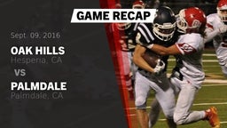 Recap: Oak Hills  vs. Palmdale  2016