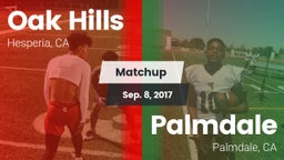 Matchup: Oak Hills High vs. Palmdale  2017