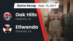 Recap: Oak Hills  vs. Etiwanda  2017