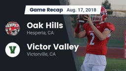 Recap: Oak Hills  vs. Victor Valley  2018