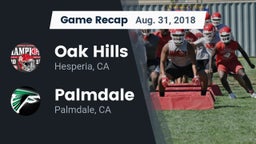 Recap: Oak Hills  vs. Palmdale  2018