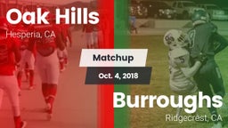 Matchup: Oak Hills High vs. Burroughs  2018
