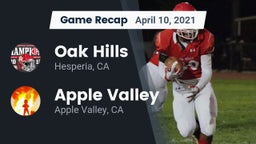 Recap: Oak Hills  vs. Apple Valley  2021