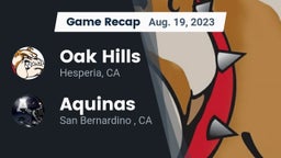 Recap: Oak Hills  vs. Aquinas   2023