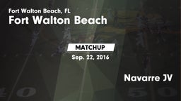 Matchup: Fort Walton Beach vs. Navarre JV 2016