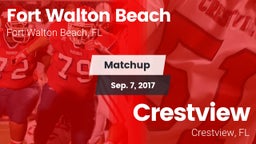 Matchup: Fort Walton Beach vs. Crestview  2017