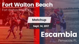 Matchup: Fort Walton Beach vs. Escambia  2017