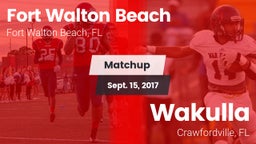 Matchup: Fort Walton Beach vs. Wakulla  2017