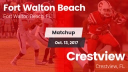 Matchup: Fort Walton Beach vs. Crestview  2017