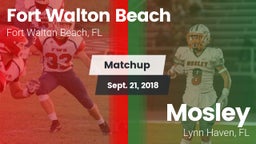 Matchup: Fort Walton Beach vs. Mosley  2018