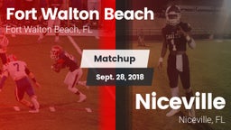 Matchup: Fort Walton Beach vs. Niceville  2018