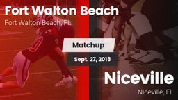 Matchup: Fort Walton Beach vs. Niceville  2018