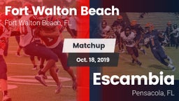 Matchup: Fort Walton Beach vs. Escambia  2019