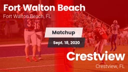 Matchup: Fort Walton Beach vs. Crestview  2020
