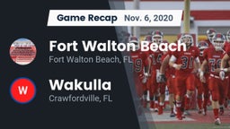 Recap: Fort Walton Beach  vs. Wakulla  2020