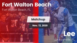 Matchup: Fort Walton Beach vs. Lee  2020