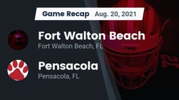 Recap: Fort Walton Beach  vs. Pensacola  2021