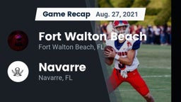 Recap: Fort Walton Beach  vs. Navarre  2021