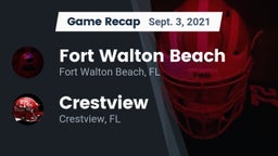 Recap: Fort Walton Beach  vs. Crestview  2021