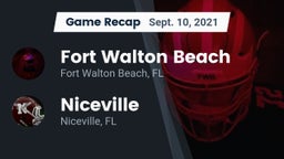 Recap: Fort Walton Beach  vs. Niceville  2021