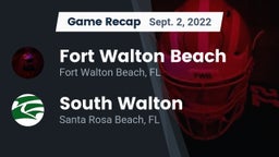 Recap: Fort Walton Beach  vs. South Walton  2022