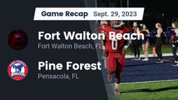 Recap: Fort Walton Beach  vs. Pine Forest  2023