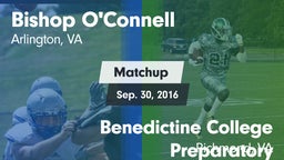 Matchup: O'Connell High vs. Benedictine College Preparatory  2016