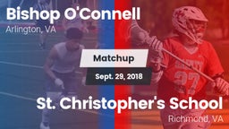 Matchup: O'Connell High vs. St. Christopher's School 2018