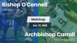 Matchup: O'Connell High vs. Archbishop Carroll  2018
