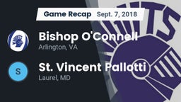 Recap: Bishop O'Connell  vs. St. Vincent Pallotti  2018