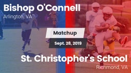Matchup: O'Connell High vs. St. Christopher's School 2019