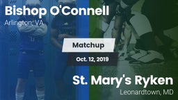 Matchup: O'Connell High vs. St. Mary's Ryken  2019