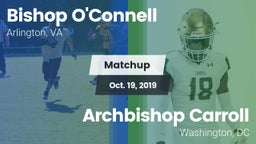 Matchup: O'Connell High vs. Archbishop Carroll  2019