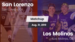 Matchup: San Lorenzo High vs. Los Molinos  2019