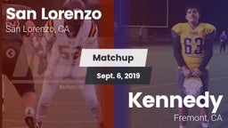 Matchup: San Lorenzo High vs. Kennedy  2019