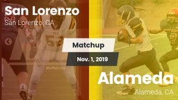 Matchup: San Lorenzo High vs. Alameda  2019