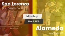 Matchup: San Lorenzo High vs. Alameda  2019