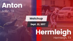 Matchup: Anton  vs. Hermleigh  2017