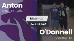 Matchup: Anton  vs. O'Donnell  2018